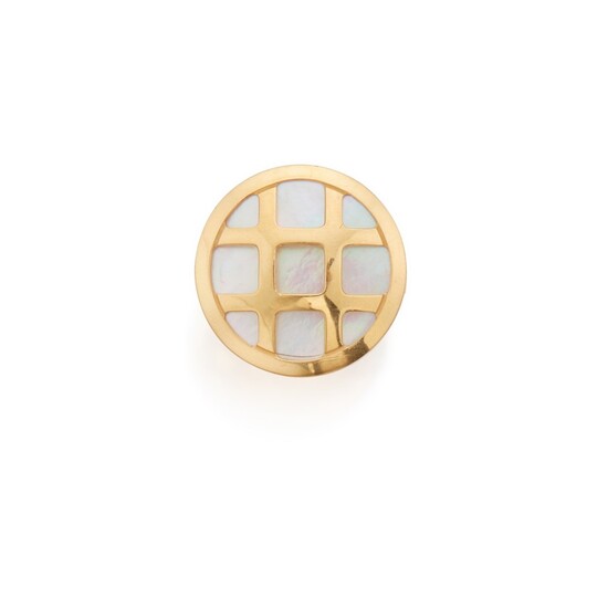 Gold and Mother-of-Pearl Ring, Cartier