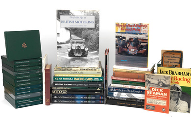 Goodwood Road Racing Club Yearbooks, and other motorsport books