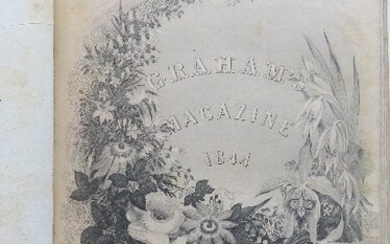 Graham Ladys Gentleman Magazine 1844, Poe, illustrated