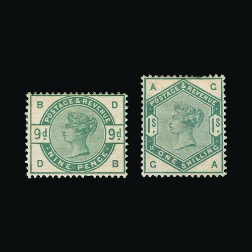 Great Britain - QV (surface printed) : (SG 187-96) 1883-84 l...