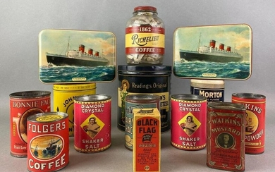 Group of Advertising General Store Containers/Tins