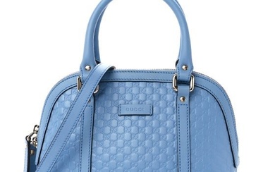 Gucci Microguccissima Mini Dome Bag Mineral Blue