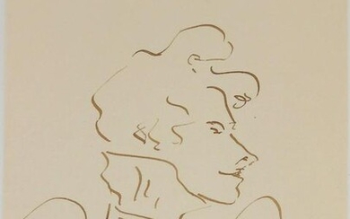 Henri De Toulouse-Lautrec (1864-1901) Ink Sketch