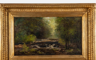 J.C. Carter , (19th Century) - River Landscape