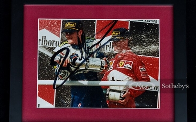 Jacques Villeneuve Signed Photograph