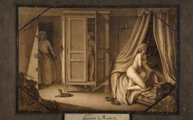 Jean-Jacques LEQUEU Rouen, 1757 - Paris, 1826 "L'armoire à robes"