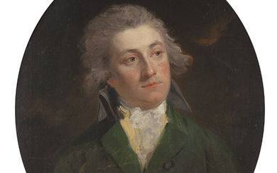 John Hoppner, R.A. (London 1758-1810), Portrait of Lt. Col. Thomas Richmond-Gale-Braddyll (1776-1862), bust-length, in a green jacket