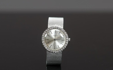 Juvenia Ladies wristwatch in white gold and diamonds