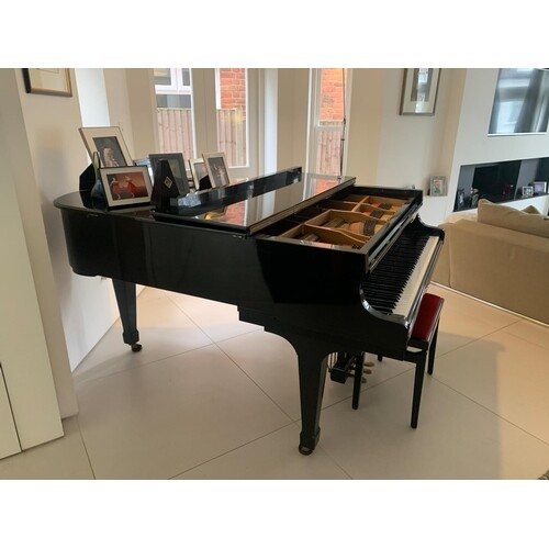 Kawai (c1980s) A 6ft 1in Model GS-30 grand piano in a bright...