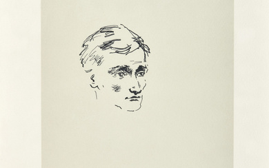 Klossowski de Rola, dit BALTHUS (1908 - 2001) Portrait de Antonin Artaud - circa 1990