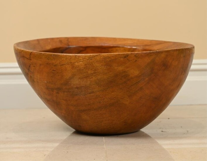 LARGE AFRICAN WOODEN BOWL