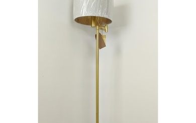 LAUREN RALPH LAUREN HOME FLOOR LAMP, gilt metal, with shade,...
