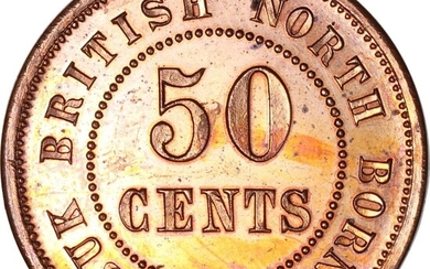 Labuk - British North Borneo, 50 cents, copper proof, undated (Pre 1924), (LaWe-669b)