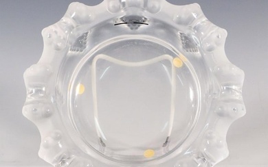 Lalique Crystal Bowl, Cannes Octopus