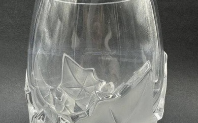 Lalique crystal Hedera Vase