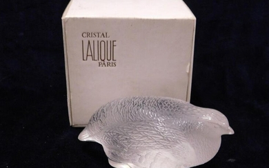 Lalique partridge Perdrix