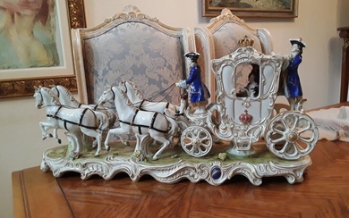 Large Porcelain Carriage