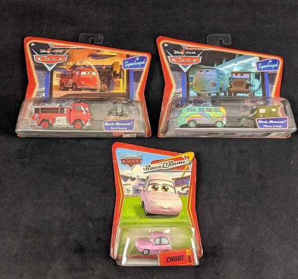Lot Of Disney Matchbox Collectable Die Cast Cars From
