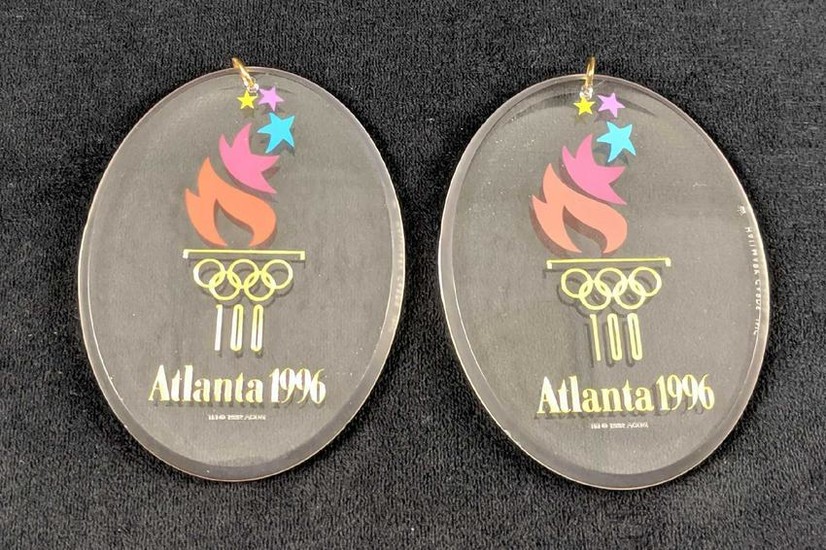 Lot Of Two Hallmark Keepsake Atlanta 1996 Olympic