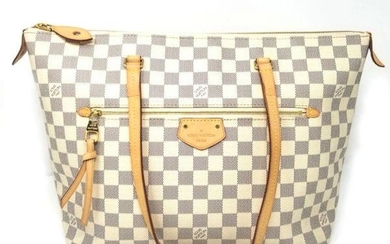 Louis Vuitton Iena MM Damier Azur Shoulder Bag