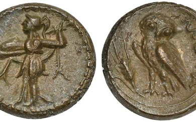 Lucania, Metapontion, Bronze, ca. 225-200 BC AE (g 3,43; mm...