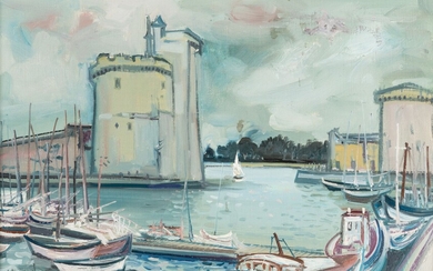 Lucien NEUQUELMAN (1909-1988) Le port de... - Lot 116 - Euvrard & Fabre