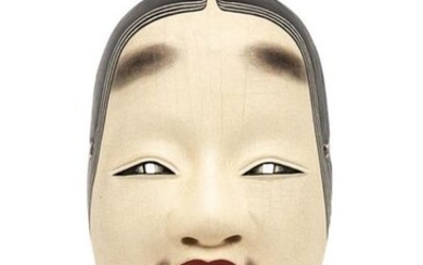 MASK OF THE THEATER NOH WITH THE EFFIGY...