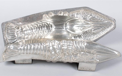 METAL LOBSTER SORBET MOLD, PROBABLY 19TH CENTURY, FOR PRESIDENT CLINTON DINNER