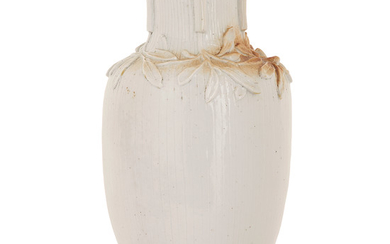 MICHEL CAZIN (1869-1917) Vase balustre en grès porcelainique,...