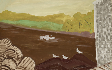 MILTON AVERY (1885-1965) Harbor Gulls