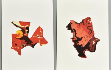 Mario Nanni (1922 - 2019) LOT DE COLLAGES composé de deux collages sur papier, 11x17...