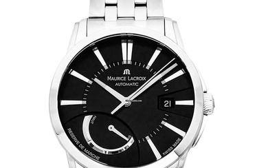 Maurice Lacroix Pontos PT6168-SS002-331 - Pontos Automatic Black Dial Stainless Steel Men's Watch