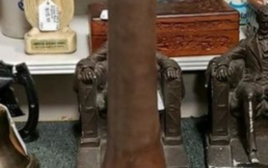 Mid 19th Century Pennsylvania Manganese Redware Bottle