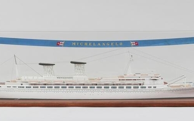 Model of the SS Michelangelo, 1965