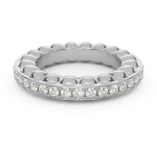 Monsaraje Orbits Diamond Ring in 18k White Gold 0.75 ct