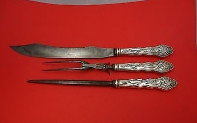 Narcissus by Unger Sterling Silver Roast Carving Set 3pc