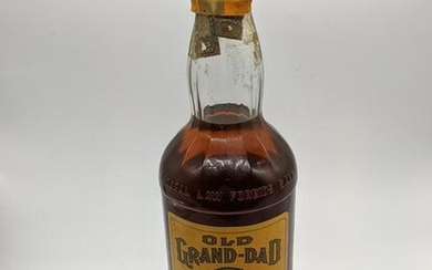 Old Grand-Dad 1960s bourbon whiskey, 85% proof