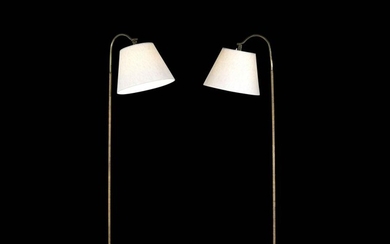 Paavo TYNELL 1890 - 1973 Paire de lampadaires mod. 9609 - Circa 1950