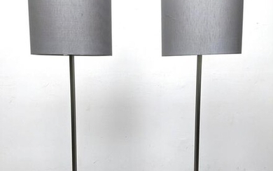 Pair SANTA and COLE Large Floor Lamps.