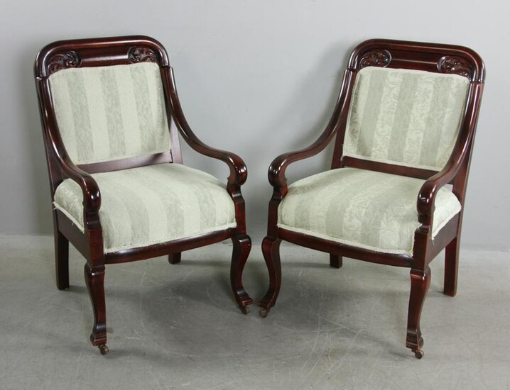 Pair of Classical Empire Chairs