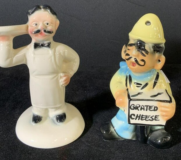 Pair of Vintage Ceramic Kitchen Figurals