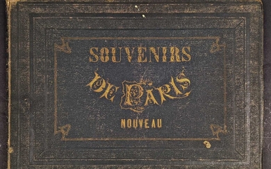 Paris. Souvenirs de Paris Nouveau [so titled on upper cover], Paris: Ledot, c. 1860