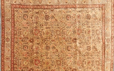 Persian Tabriz Wool Carpet 9-8 x 13