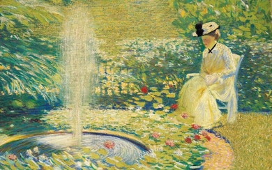 Philip Leslie Hale (1865-1931), Light and Shade (Mrs. Hale in the Garden)