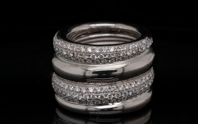 Pomellato 2.50ctw VS1-VS2/F-G Diamond 18K Ring