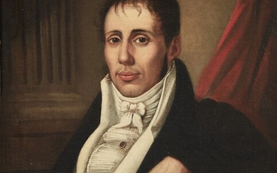 Portrait of William Hillegas, American School, 19th Century