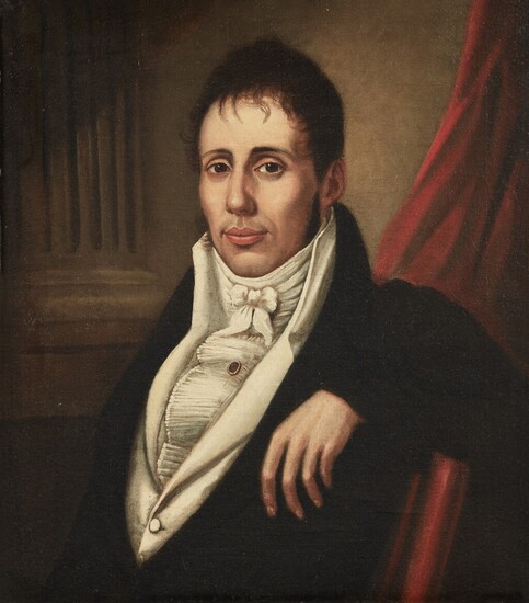 Portrait of William Hillegas, American School, 19th Century
