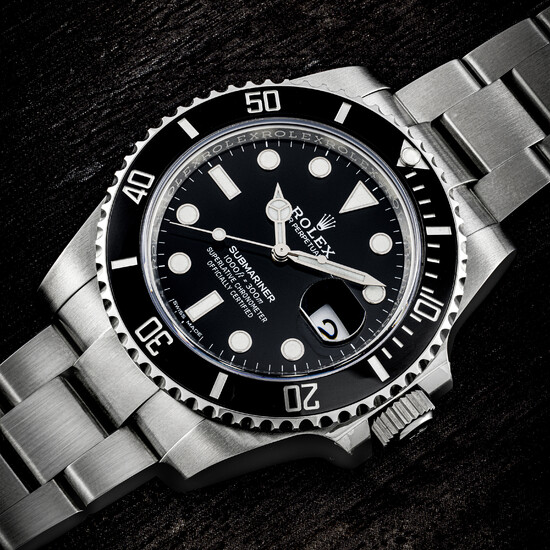 ROLEX. A STAINLESS STEEL AUTOMATIC WRISTWATCH WITH SWEEP CENTRE SECONDS, DATE AND BRACELET SUBMARINER MODEL, REF. 116610LN, CIRCA 2021