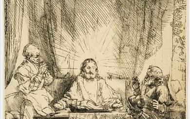 Rembrandt van Rijn (1606-1669) Christ at Emmaus: The