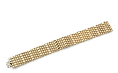 °Ribbon bracelet in 18K smooth and satinated